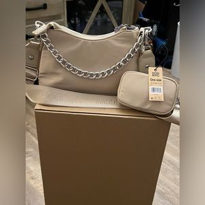 STEVE MADDEN NYC HOBO CROSSBODY HANDBAG